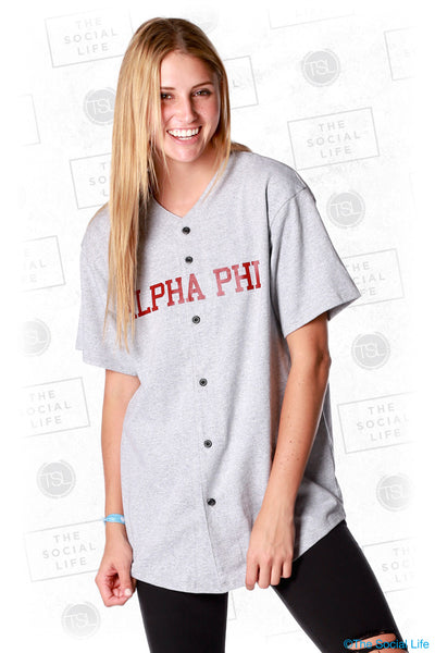Alpha Phi Ivy League Baseball Jersey