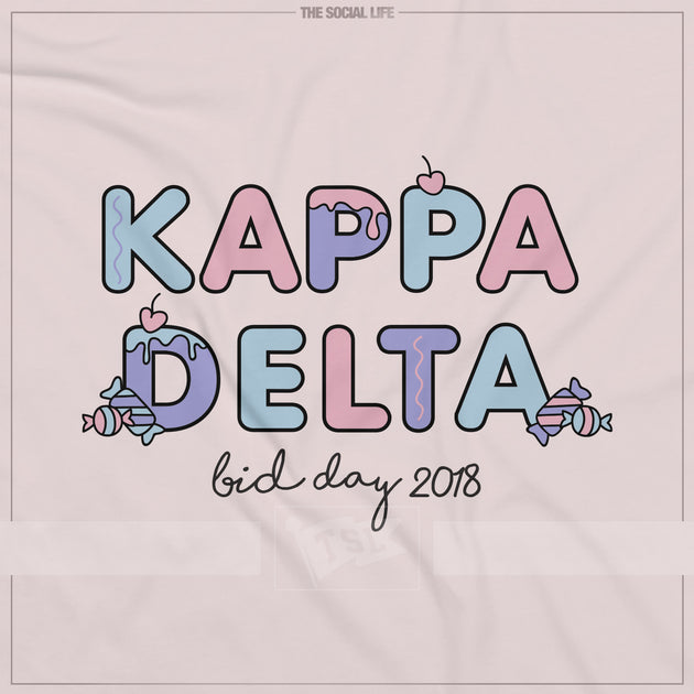 Candy Bubble Letters The Social Life Premium Greek Apparel