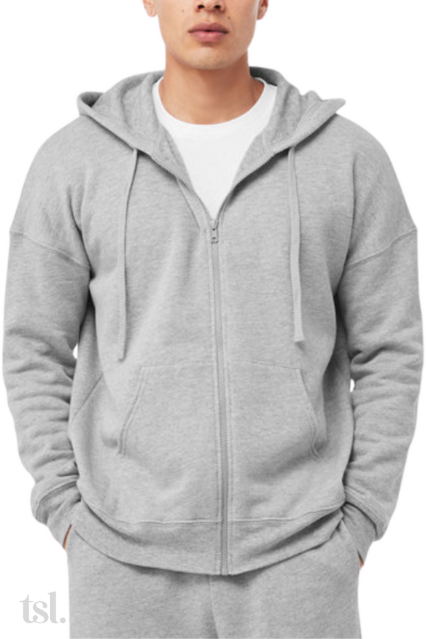 Unisex Fleece Full-Zip Hooded Sweatshirt