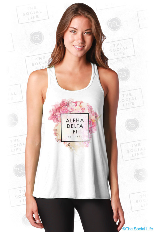 Alpha Delta Pi Roses Tank