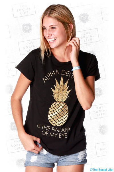 Alpha Delta Pi Pineapple of My Eye Tee