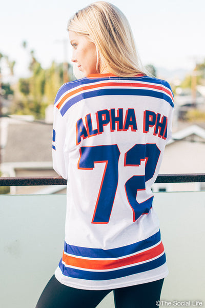 Alpha Phi Hockey Long Sleeve