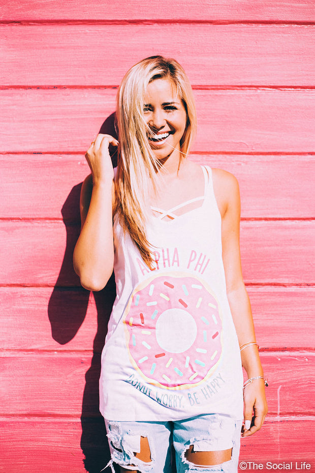 Alpha Phi Donut Tank