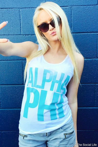 Alpha Phi In the Clouds Tank