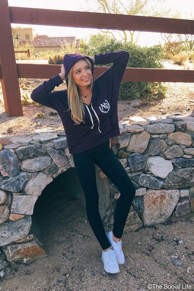 Alpha Phi Hooded Pullover