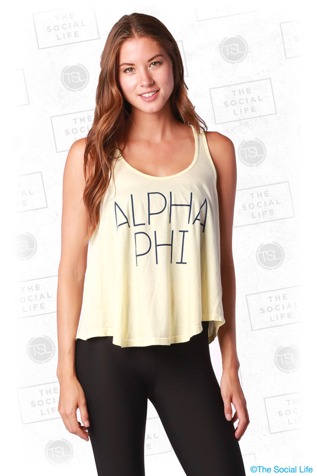 Alpha Phi Flowy Tank