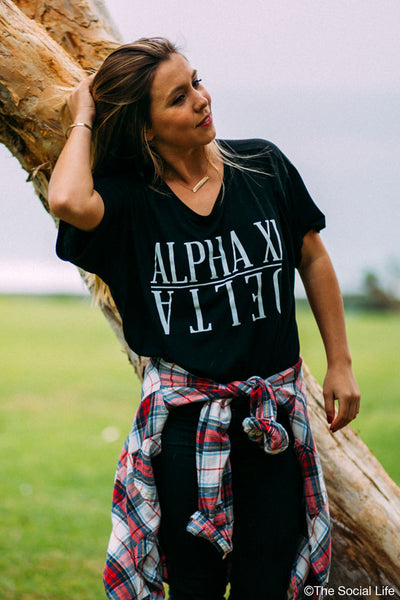 Alpha Xi Delta Flipped Tee