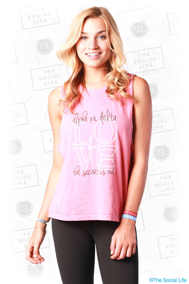 AXiD The Secret Is Out Muscle Tank