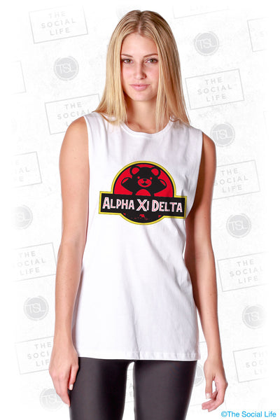 Alpha Xi Delta Teddy Flick Tank