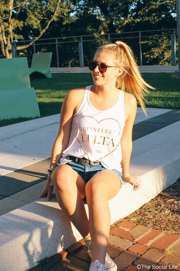 Tri Delta Definitely Delta Tank