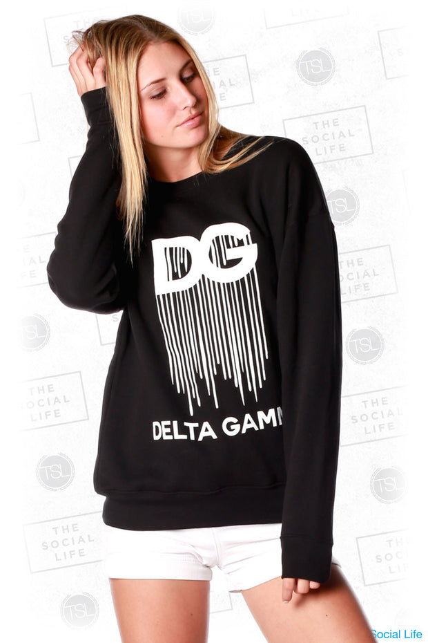 Delta Gamma Drip Crewneck