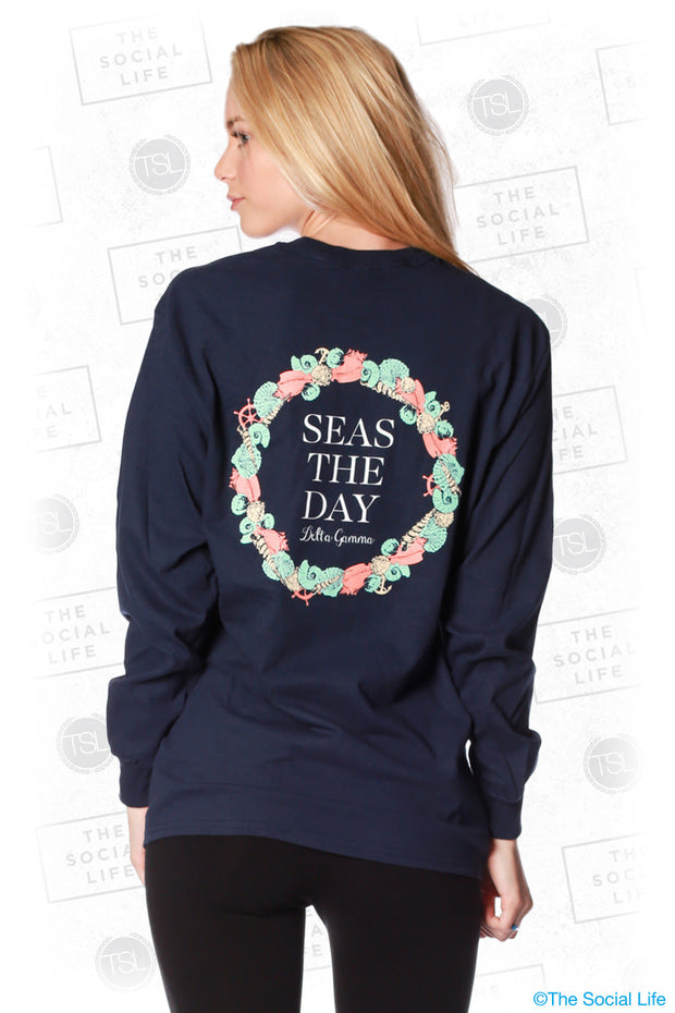 Delta Gamma Seas The Day Longsleeve