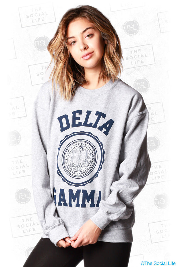 Delta Gamma UCSB Crest Sweatshirt
