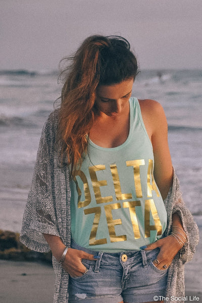 Delta Zeta Simple Foil Tank