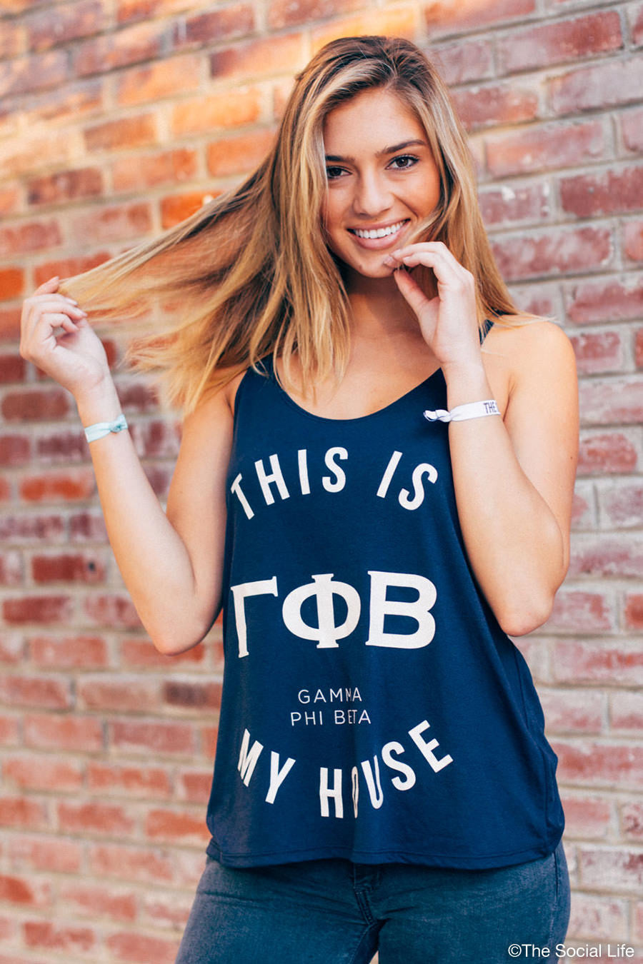 Gamma Phi Beta My House Tank The Social Life Premium Greek Apparel