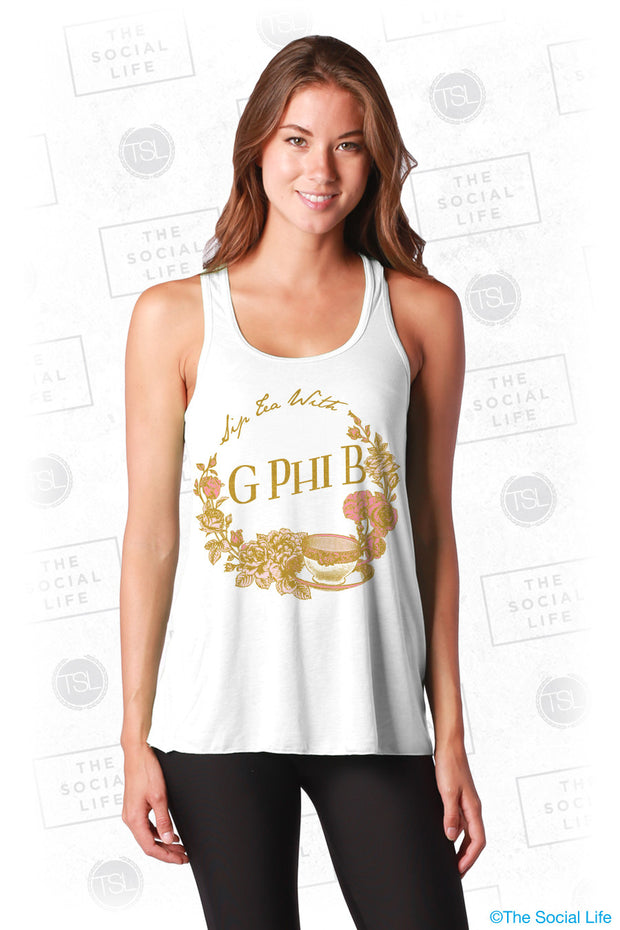 Gamma Phi Beta Tea Party Tank