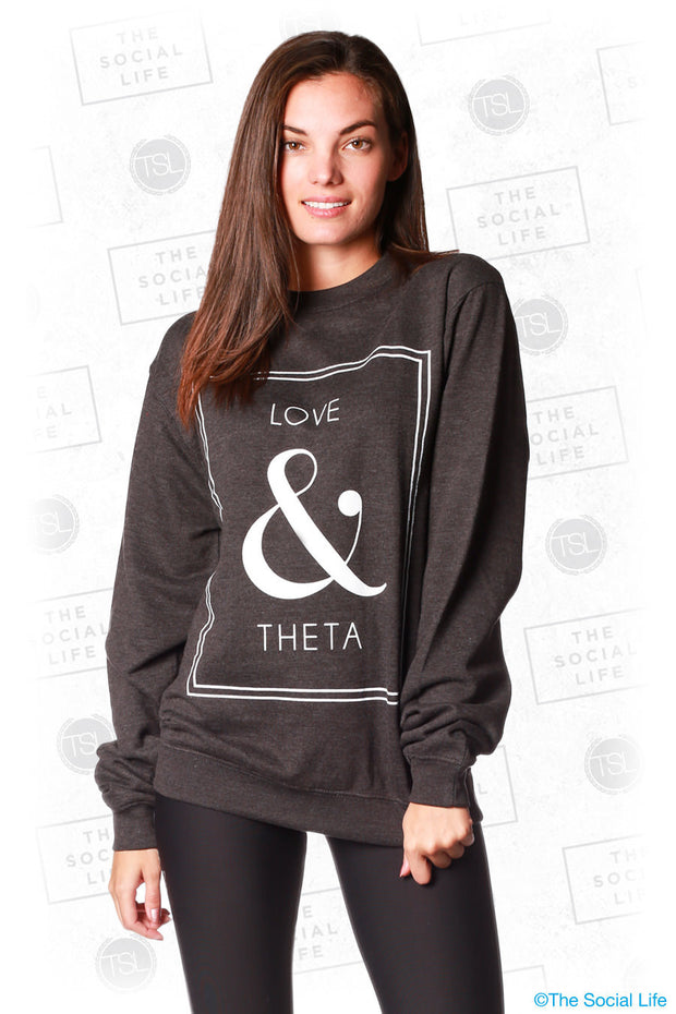 Kappa Alpha Theta Love & Theta Sweatshirt