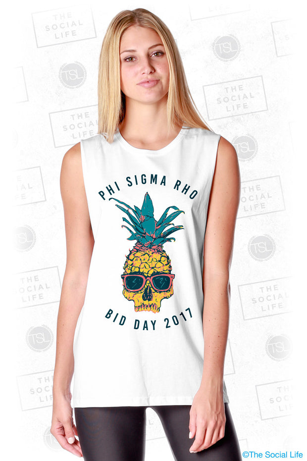 Phi Sigma Pho Cool Pineapple Muscle Tank