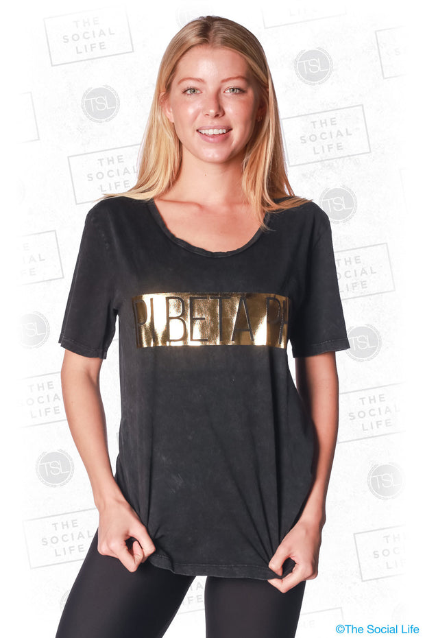 Pi Beta Phi Foil Box Tee