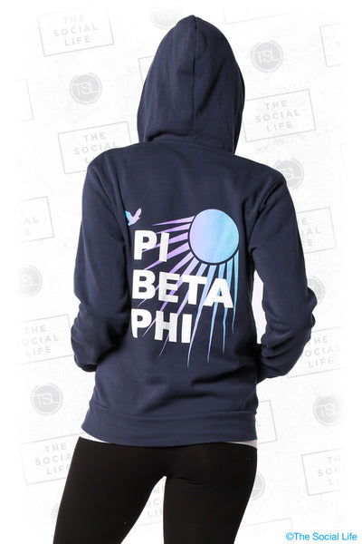 Pi Beta Phi Sunshine Zip Up