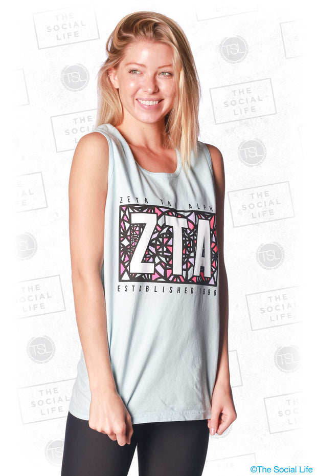 Delta Gamma Stained Glass Tank